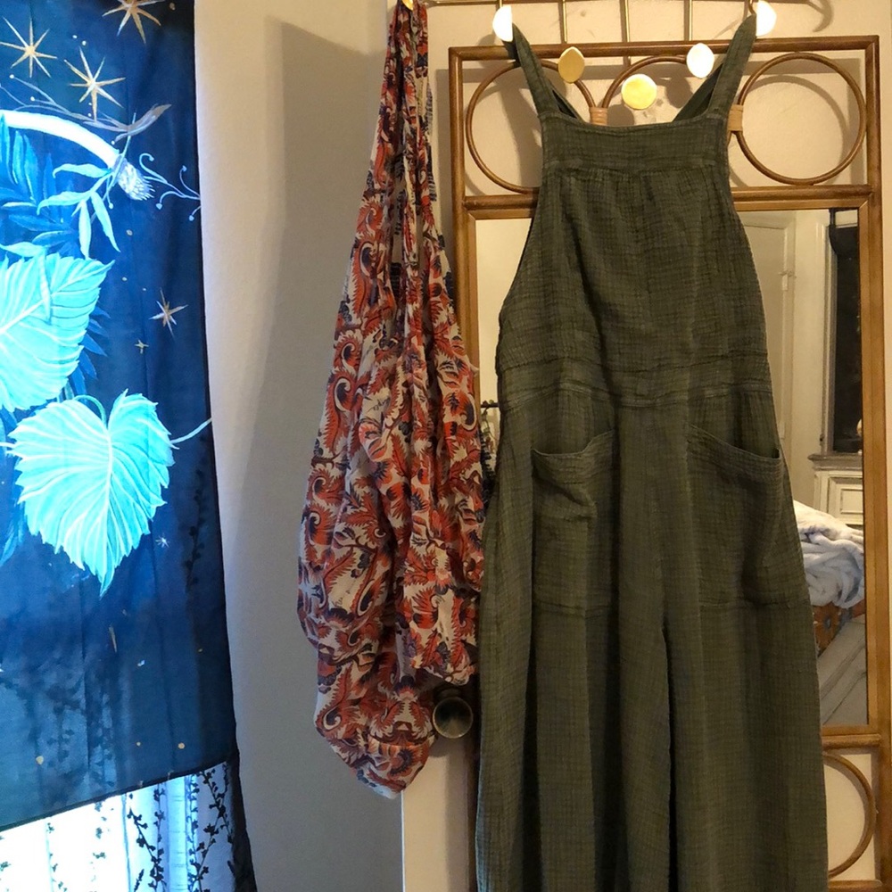 Free people Cyprus Ave Overall in thyme size XS